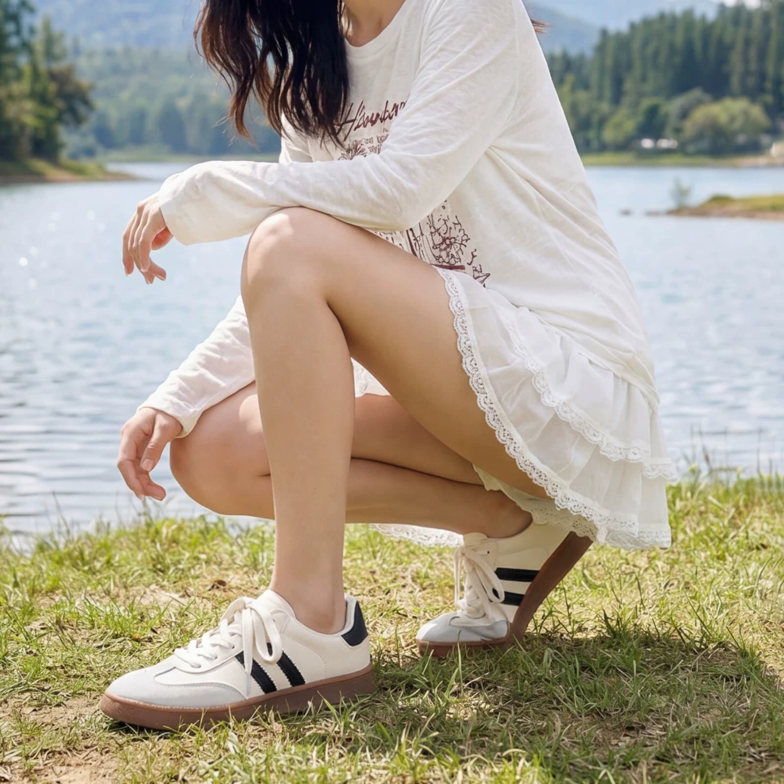Semir女鞋德训鞋女款2026夏季新款鞋子阿甘透气小白鞋百搭板鞋女 - 缩略图5
