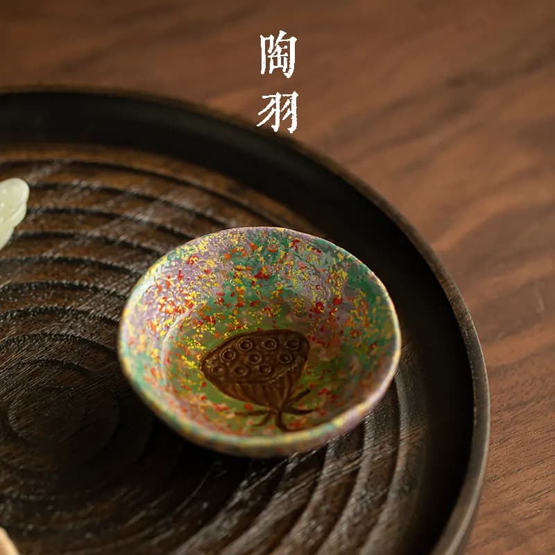 岩绘时光莲吉杯家用陶瓷茶杯主人杯个人专用品茗杯功夫茶具单杯 - 缩略图3