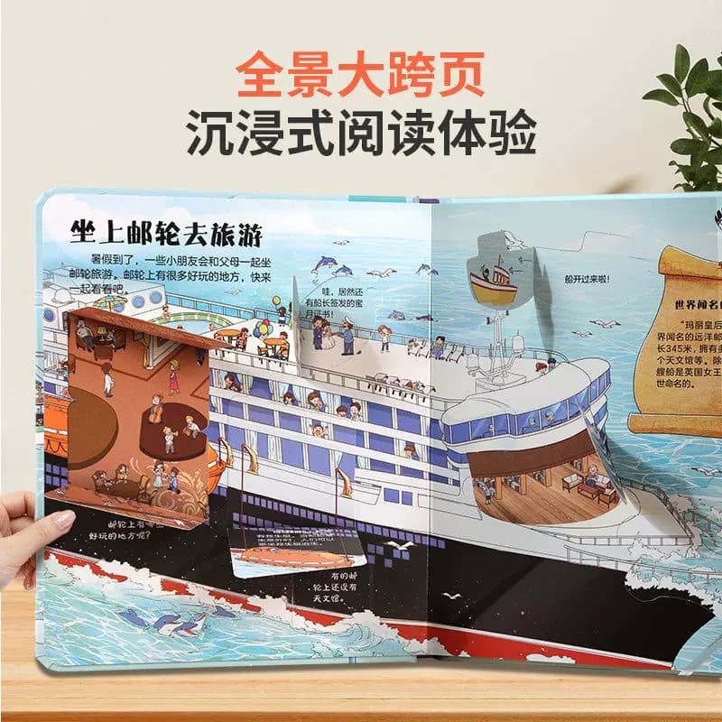 【48小时发货】青葫芦揭秘翻翻书 儿童3d翻翻书绘本2到8岁幼儿故事书 - 缩略图5