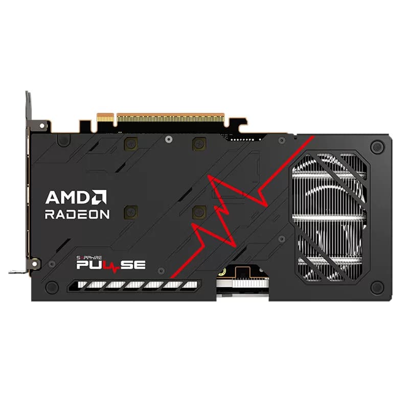 蓝宝石AMD RX9060XT 8G/16G台式机DIY电脑黑神话悟空吃鸡游戏显卡 - 缩略图5