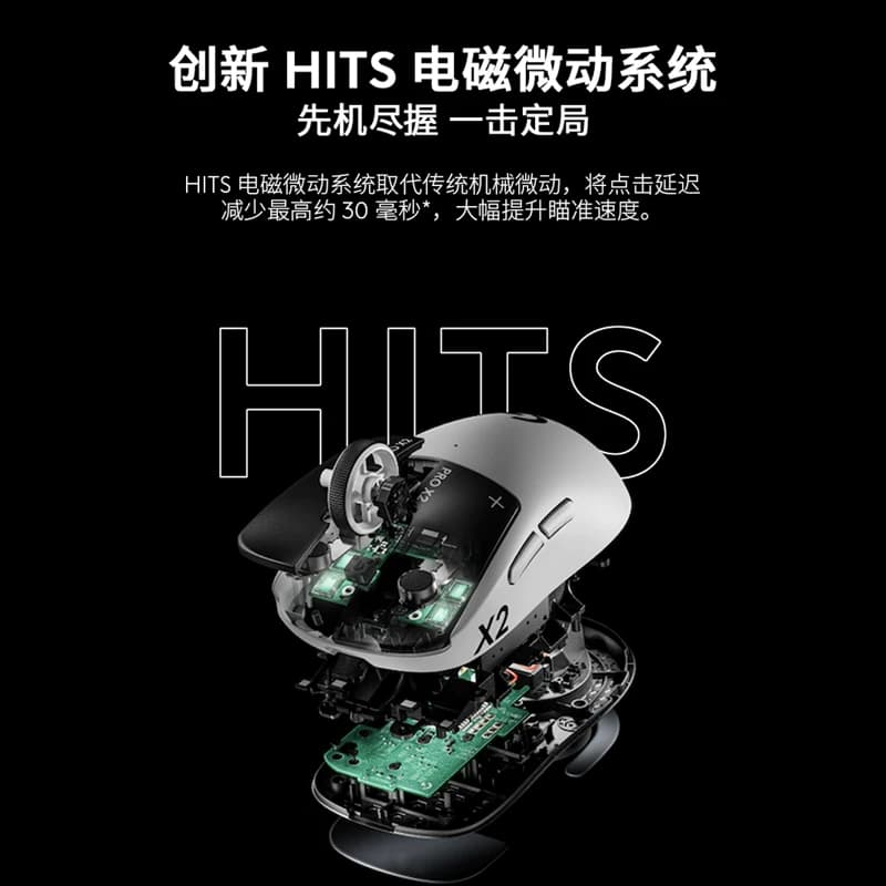 罗技GPW5雪豹无线鼠标双模电竞游戏电磁微动轻量化8K职业同款狗5 - 缩略图3