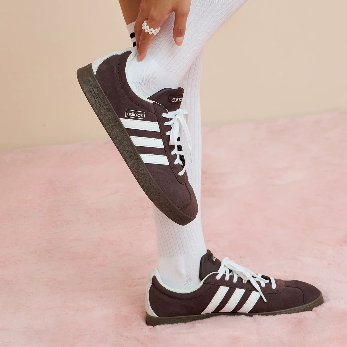 adidas阿迪达斯「T头鞋」VL COURT - 缩略图5