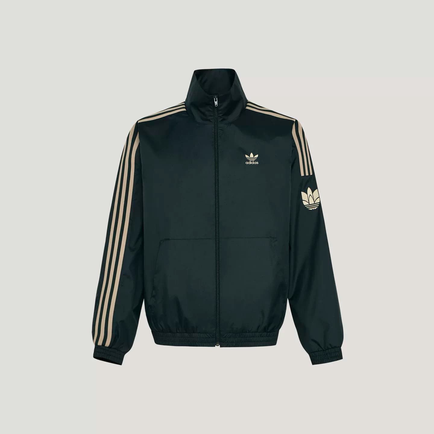 日常经典三条纹梭织运动夹克外套男女春秋adidas阿迪达斯三叶草 - 缩略图5