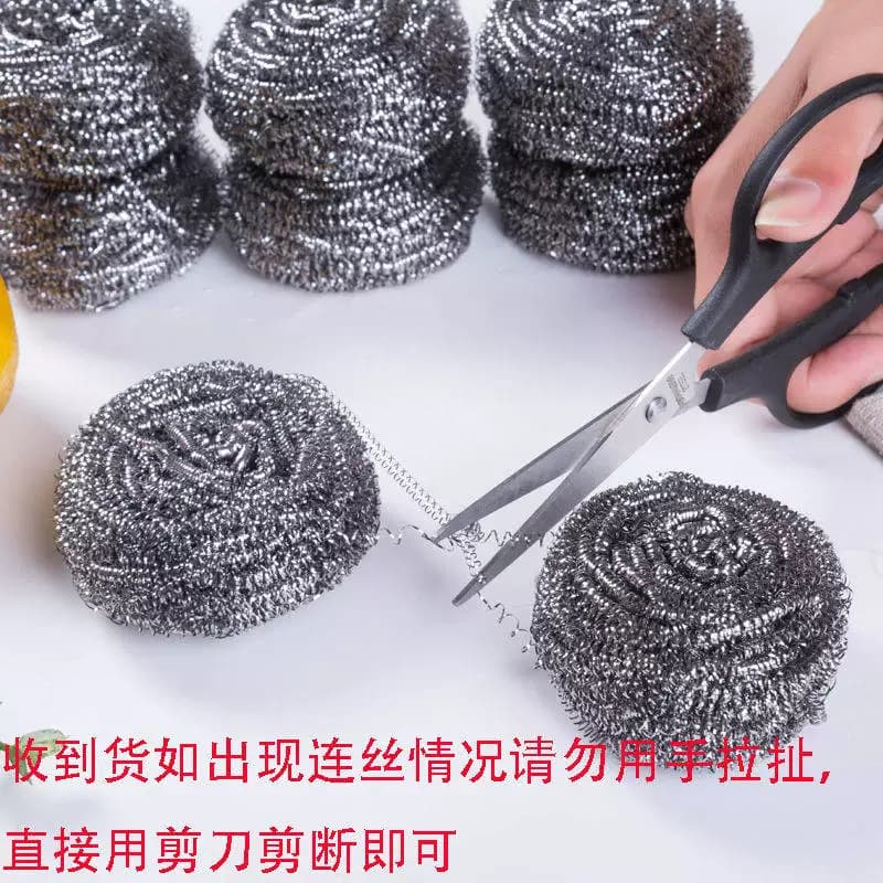 不锈钢钢丝球大号洗碗家用厨房清洁洗锅刷刚丝擦不掉丝清洁球 - 缩略图3
