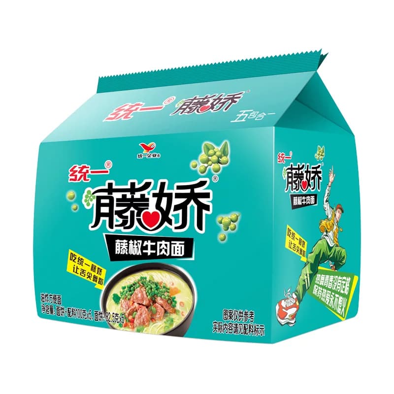 统一方便面麻辣青花椒藤椒牛肉面泡面五合一速食 - 缩略图2