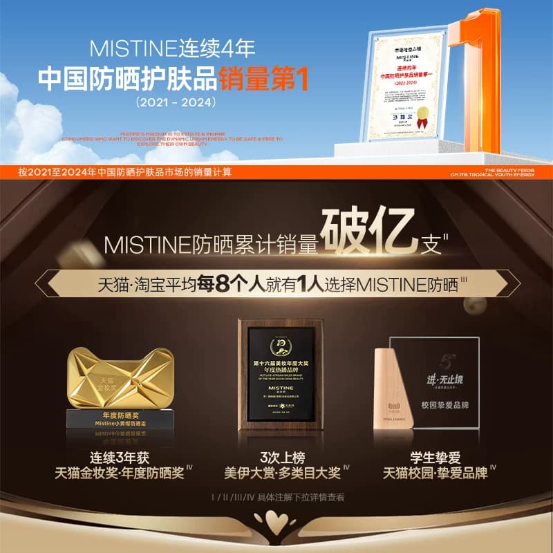 Mistine蜜丝婷户外防晒喷雾防晒霜防水防紫外线面部身体通用 - 缩略图5
