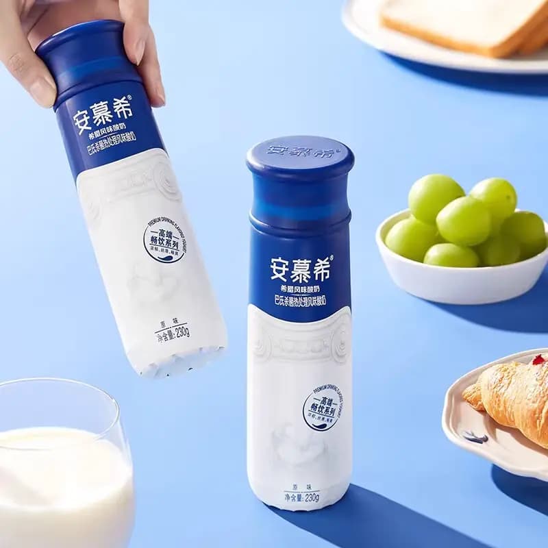 伊利安慕希希腊风味原味酸奶230g*10瓶营养早餐7月产 - 缩略图2