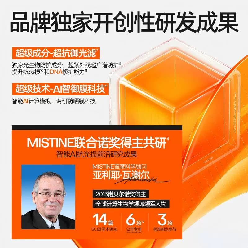 【王楚钦同款】Mistine蜜丝婷小黄帽面部身体男女通用隔离防晒霜 - 缩略图3