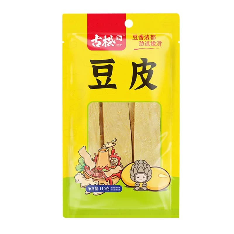 古松豆制品干豆皮搭配凉菜豆腐皮腐竹油豆皮火锅麻辣烫素食食材 - 缩略图3
