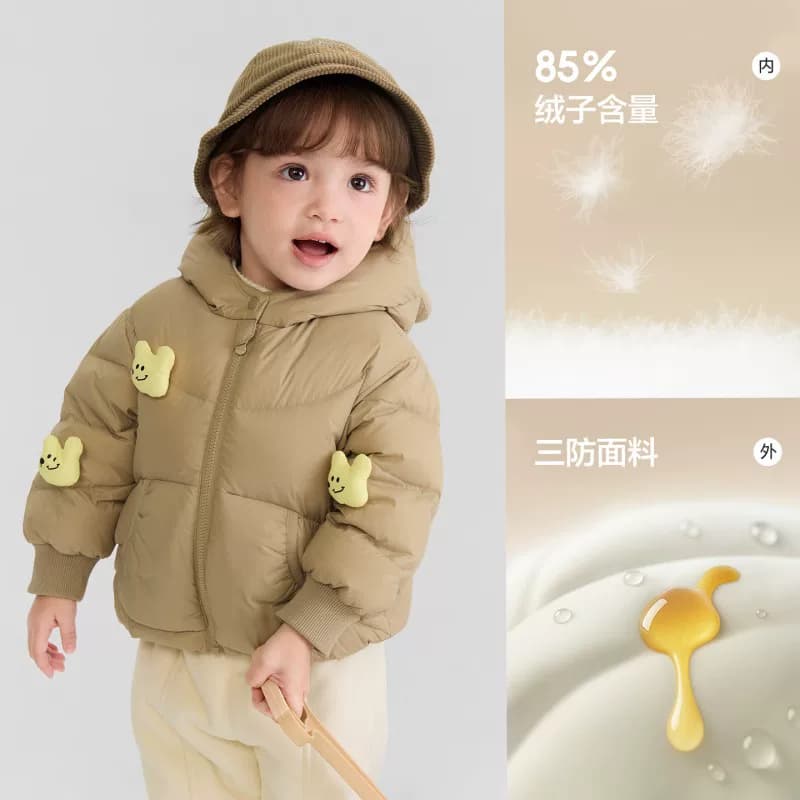 巴拉巴拉宝宝羽绒服冬装男童女童加厚保暖儿童外套萌新款儿童 - 缩略图4