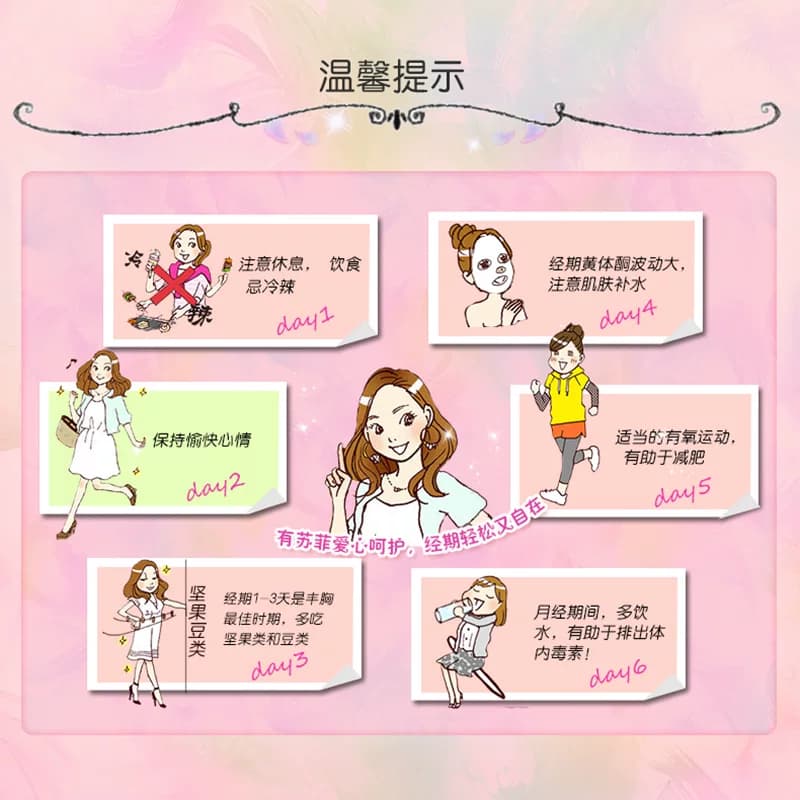 苏菲卫生巾护垫经期前后使用小翅膀迷你巾姨妈巾无香175mm - 缩略图5