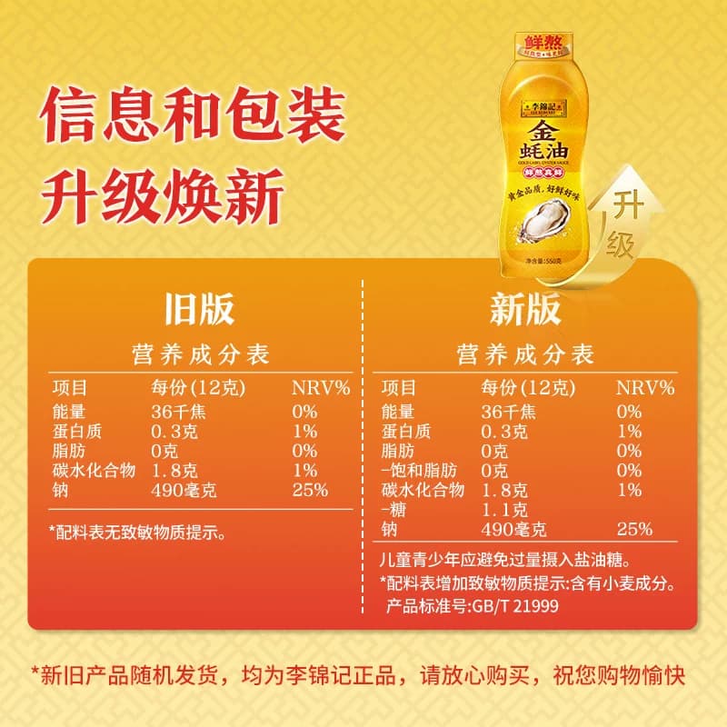 李锦记金蚝油挤挤装火锅蘸料炒菜凉拌家用调味料酱油 - 缩略图5