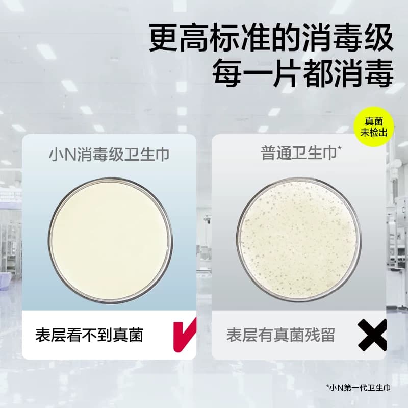babycare消毒级日夜用卫生巾安心裤薄款防漏透气抑菌姨妈巾囤货装 - 缩略图3