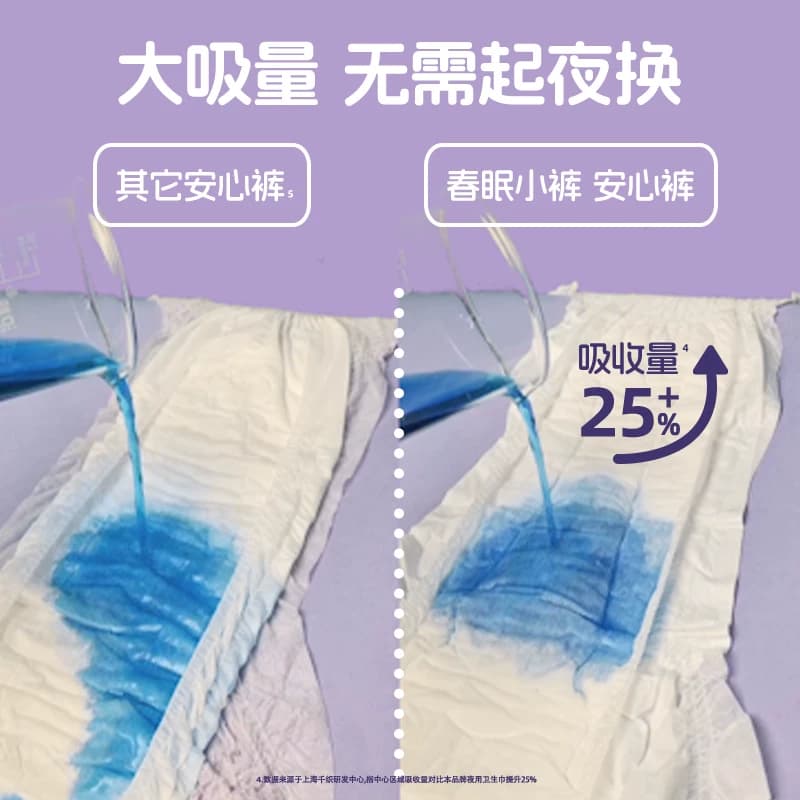 她研社卫生巾安睡裤安心裤春眠小裤柔软亲肤超薄防漏透气舒适 - 缩略图5