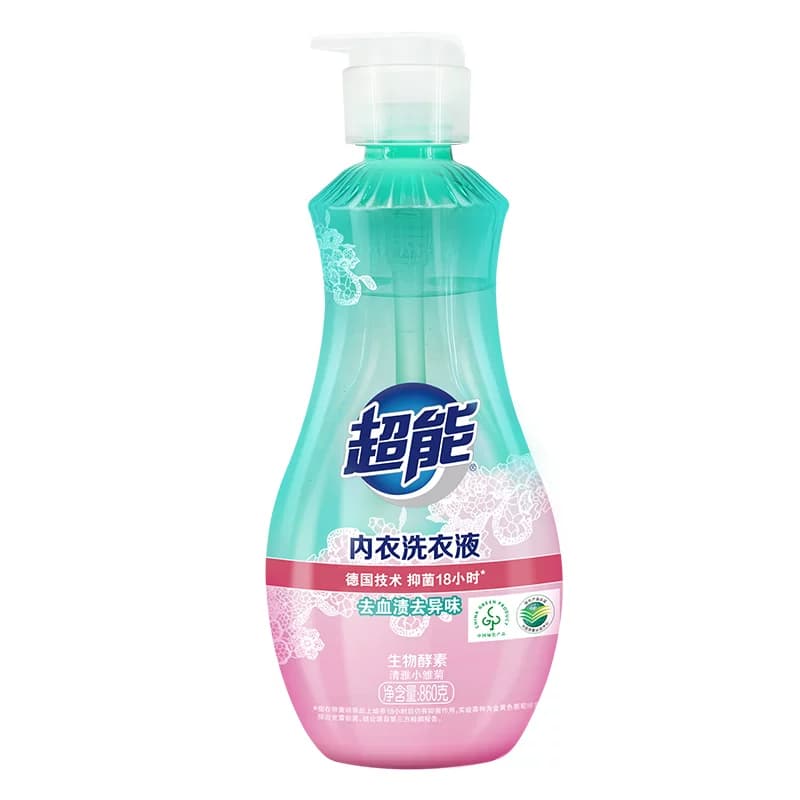 超能内衣洗衣液女生内衣内裤内衣裤专用860g*1瓶长效抑菌大瓶装 - 缩略图4