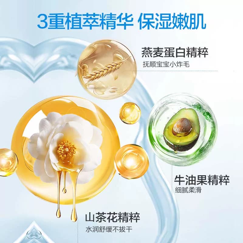 小浣熊儿童洗发沐浴露二合一氨基酸洗发水宝宝洗护婴儿沐浴乳 - 缩略图3