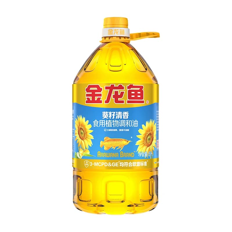 金龙鱼葵花籽食用植物调和油5L/桶食用油 人气爆款炒菜清香 - 缩略图2