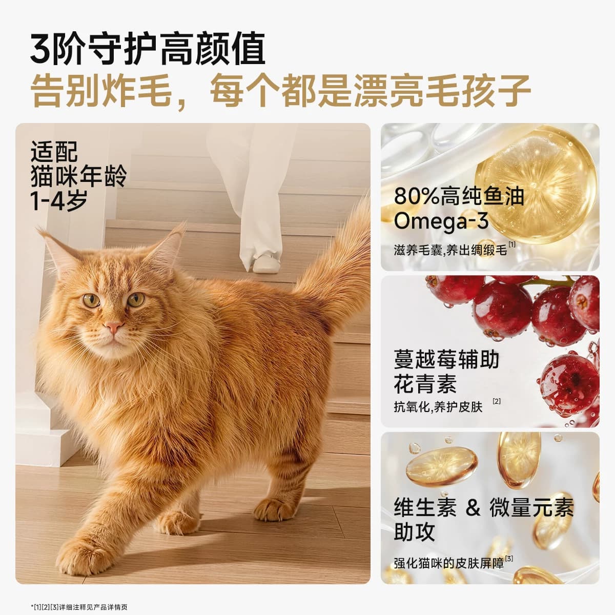 凯锐思金爪6阶烘焙鲜肉猫粮1-4岁成年期专用烘焙冻干猫粮50g - 缩略图5