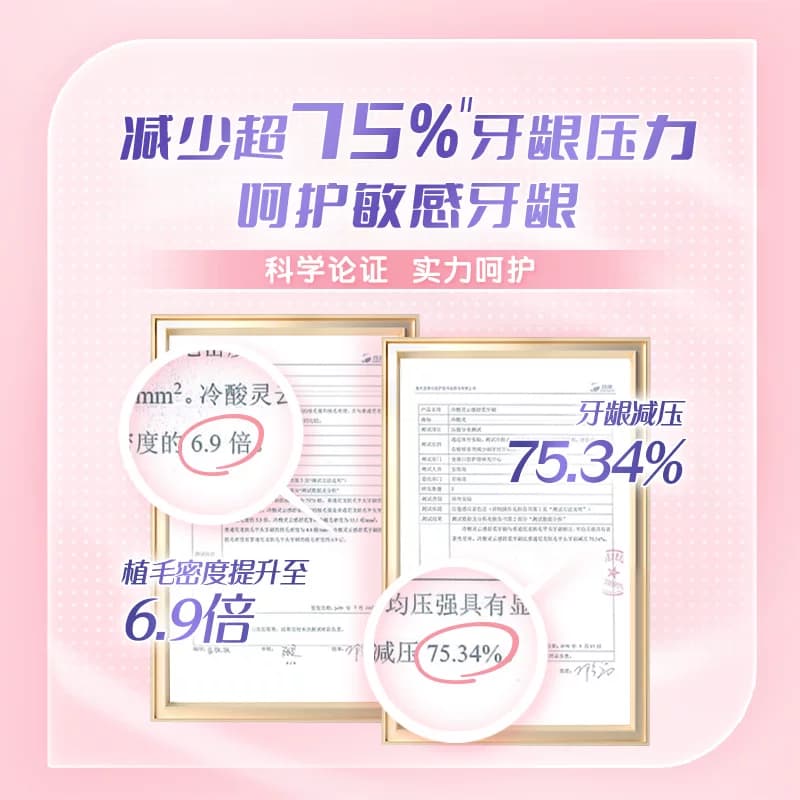 【下拉详情领优惠】冷酸灵云感舒柔软毛宽头牙刷高密植毛成人情侣 - 缩略图3