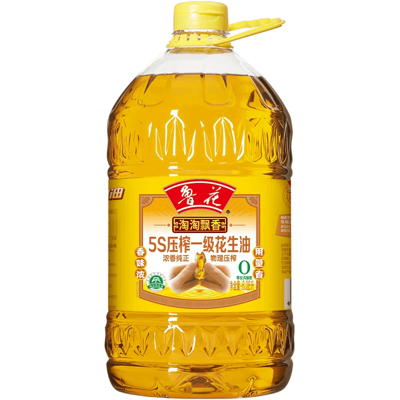 【详情页领取红包更优惠】鲁花淘淘飘香5S压榨一级花生油6.08L - 缩略图2