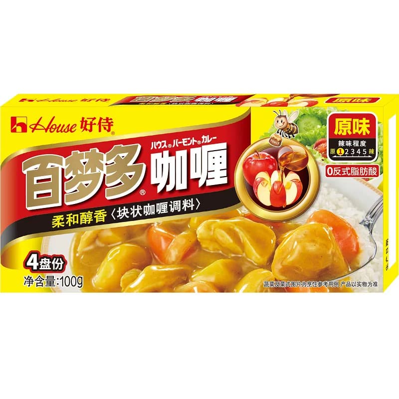 好侍百梦多咖喱原味1号块状咖喱儿童咖喱调味料家用厨房调味 - 缩略图2