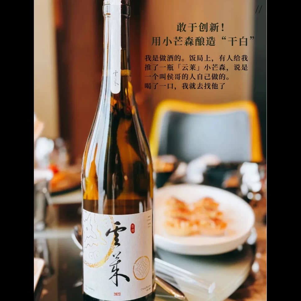 【果香浓郁 香草奶油感】大金奖*晋瑜云莱小芒森干白2024年750ml - 缩略图4