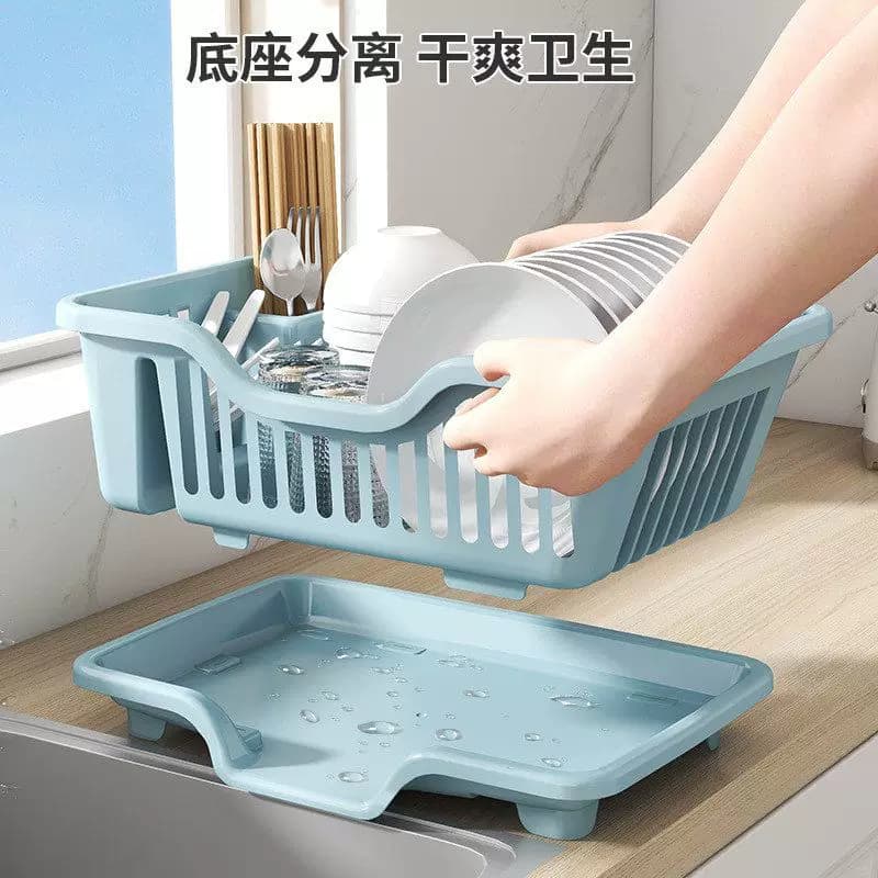 沥水碗盘架厨房碗碟收纳架水槽餐具置物架家用台面碗柜碗筷收纳盒 - 缩略图2