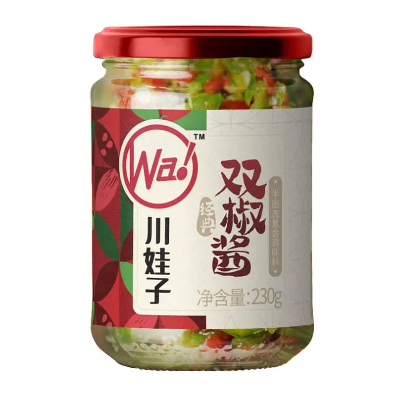 川娃子调味品蒜蓉辣椒酱下饭菜拌面拌饭酱 剁椒酱辣酱双椒酱 - 缩略图5