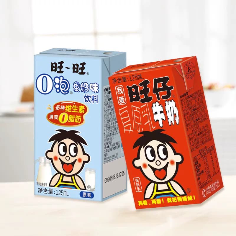 旺旺旺仔牛奶+O泡果奶组合1件装(儿童牛奶*12盒+O泡*4盒) - 缩略图3
