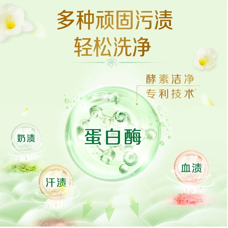 立白洗衣液柔顺香氛洗衣液6kg高定清香小苍兰 - 缩略图4