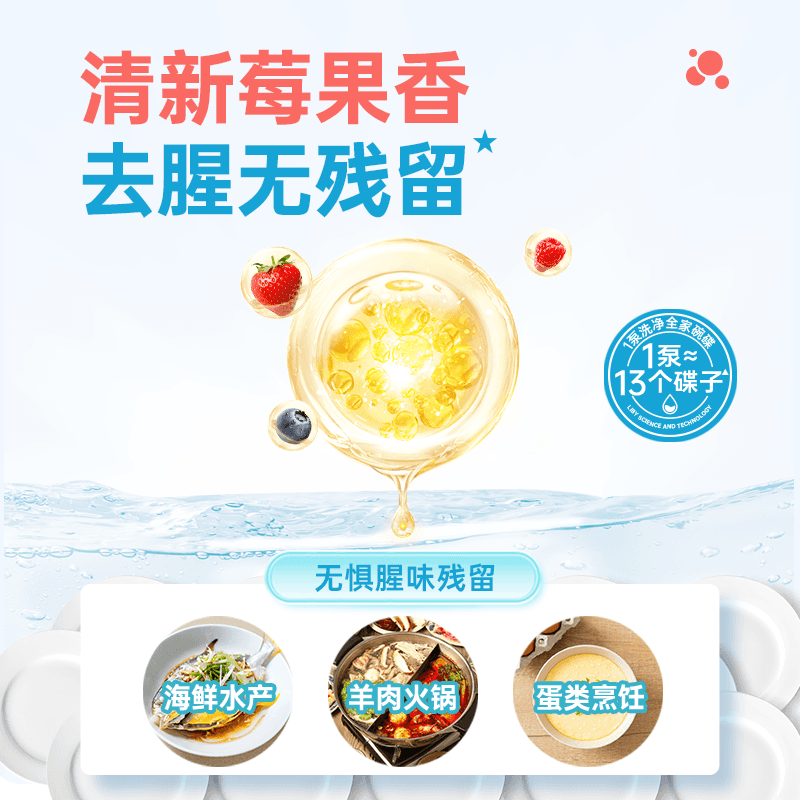 立白洗洁精家用天然酵素莓果洗洁精植物发酵3秒化油去腥无残留 - 缩略图5