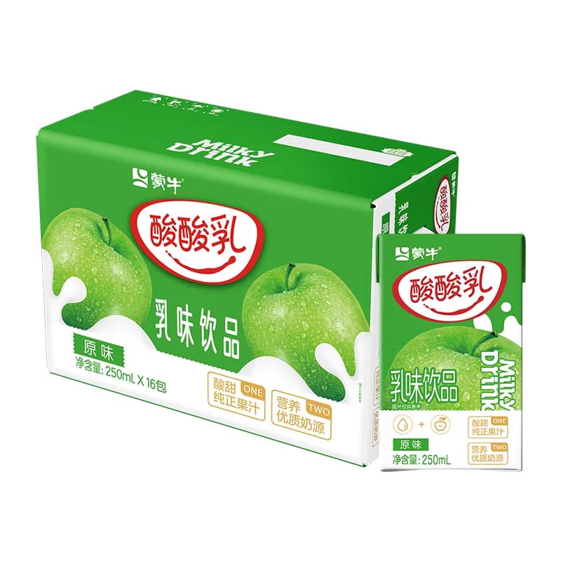 酸酸乳营养原味250ml*16包乳味饮品童年味道营养早餐伴侣节日送礼 - 缩略图2