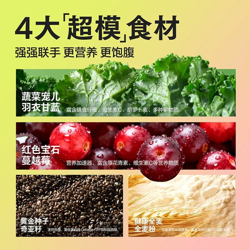 猫超臻选羽衣甘蓝全麦面包棒良品铺子整箱吐司营养早餐代餐零食 - 缩略图3