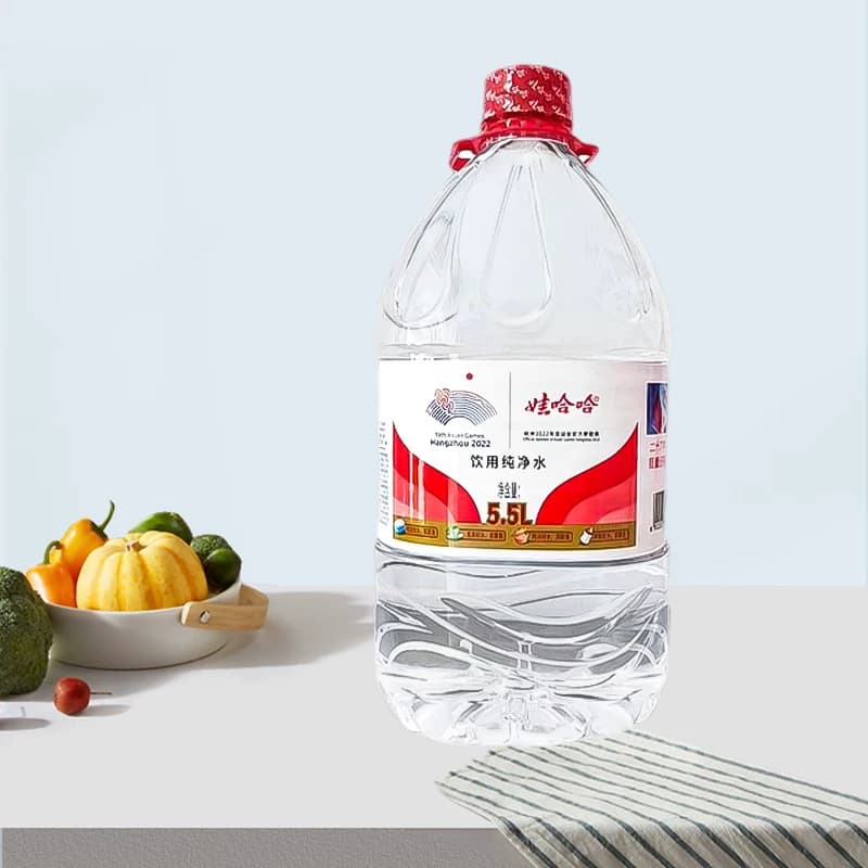 娃哈哈饮用纯净水5.5Lx8桶大包装泡茶冲奶非矿泉水【包装随机发】 - 缩略图5