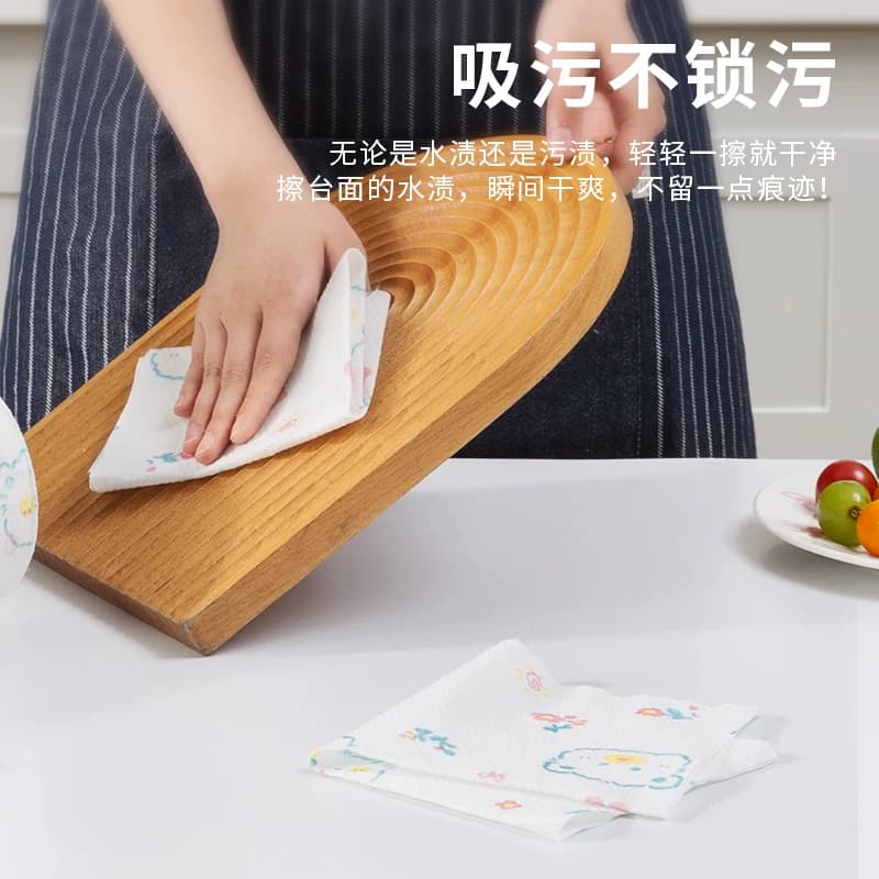 妙然2卷懒人抹布干湿两用厨房用纸专用一次性抹布家用清洁洗碗巾 - 缩略图3