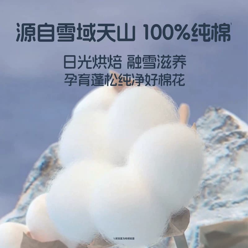 她研社卫生巾新疆雪域天山棉夜用量大日用透气不闷290mm*2包 - 缩略图2