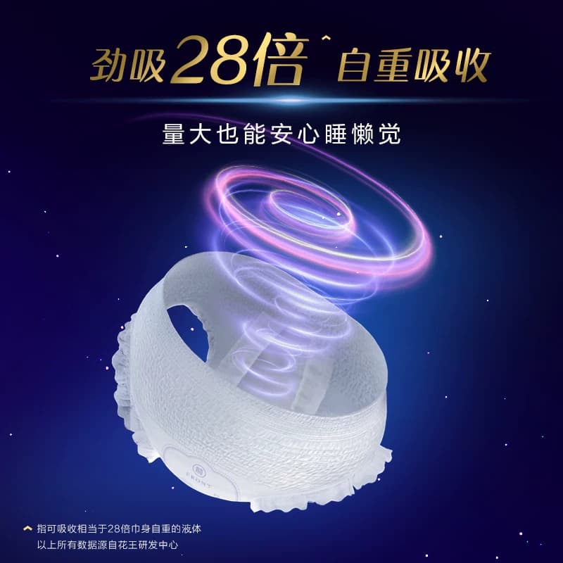 【下拉淘金币享优惠】花王乐而雅懒睡派裤型卫生巾M/L/XL码防漏 - 缩略图4