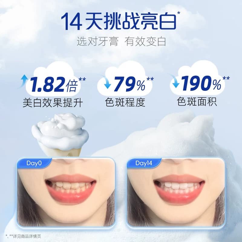 DARLIE好来黑人牙膏超白茶薄荷味家庭家用套装190g*4支洁齿清新 - 缩略图3