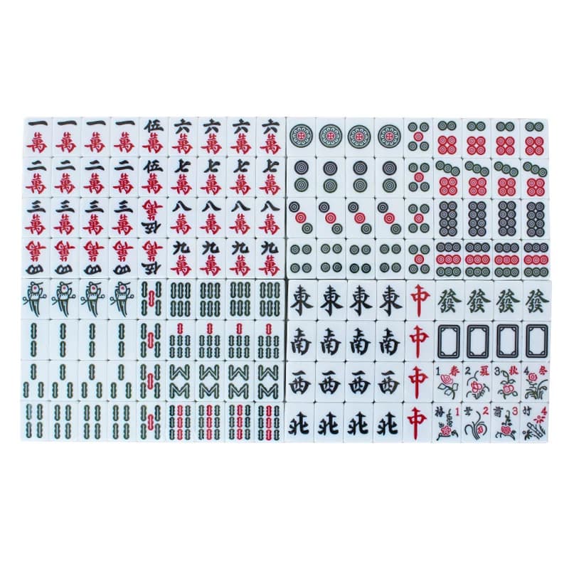 包邮家用麻将牌手搓一级品 大号四川麻将46 42mm 40#中号送礼品 - 缩略图5