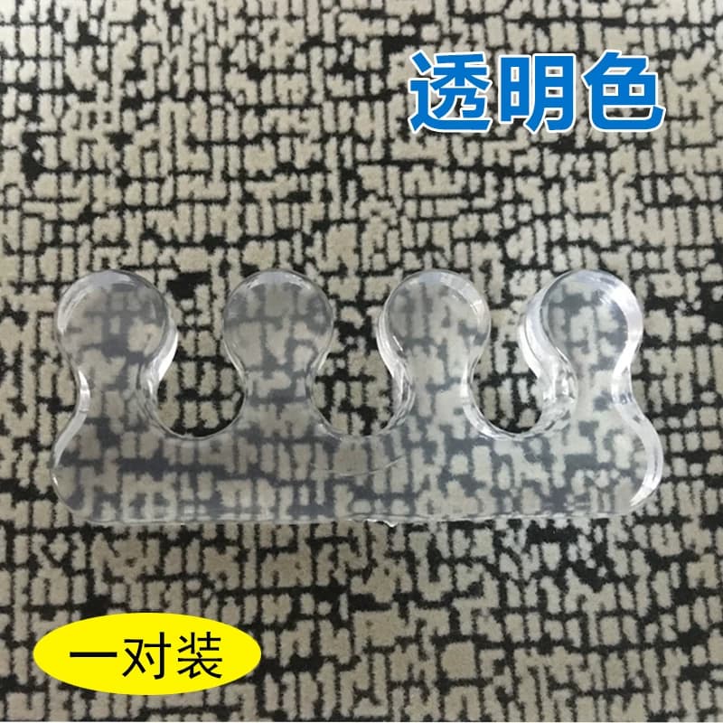 脚趾分离器瑜伽分趾器硅胶大脚骨大脚趾拇外翻矫正器五趾美甲成人 - 缩略图4