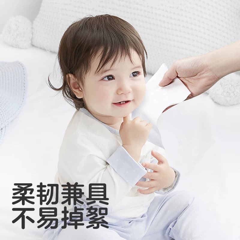 可优比婴儿绵柔巾非棉柔巾宝宝手口专用干湿两用新生儿洗脸巾 - 缩略图3