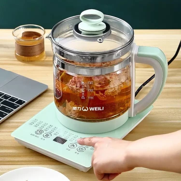 大容量威力养生壶多功能1.8L泡茶煎药壶全自动玻璃可定时预约煮茶 - 缩略图5