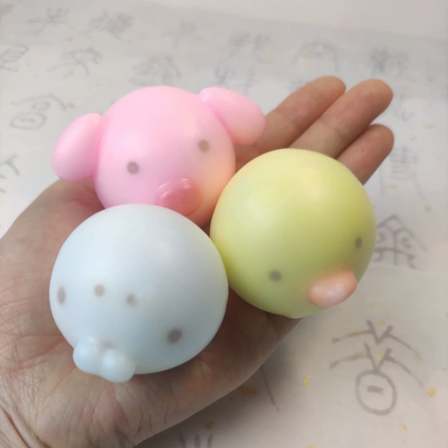 可爱动物造型捏捏乐解压玩具彩泥捏压减压神器塑料袋装蜡皮手作袋 - 缩略图4