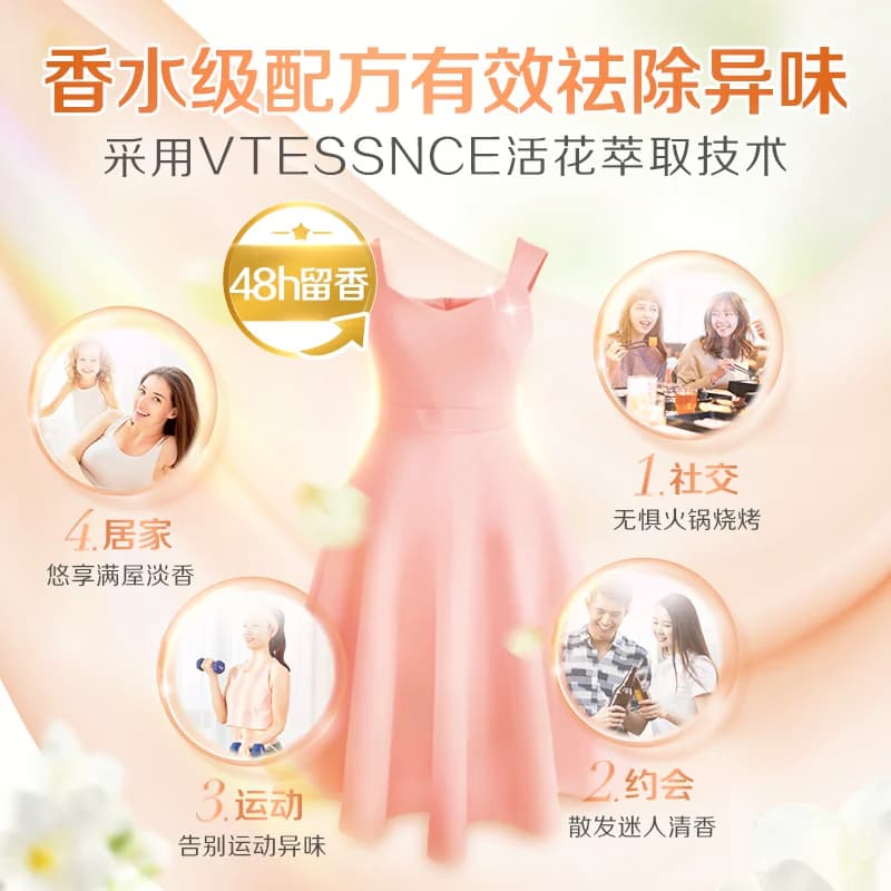 【下拉享优惠】立白小苍兰香氛柔顺留香洗衣凝珠持久留香祛味清洁 - 缩略图2