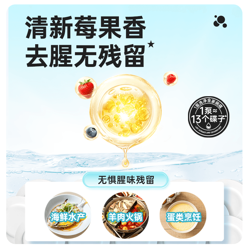 【贾冰同款】立白莓果酵素家用食品用果蔬清洗剂洗碗液洗洁精官方 - 缩略图5