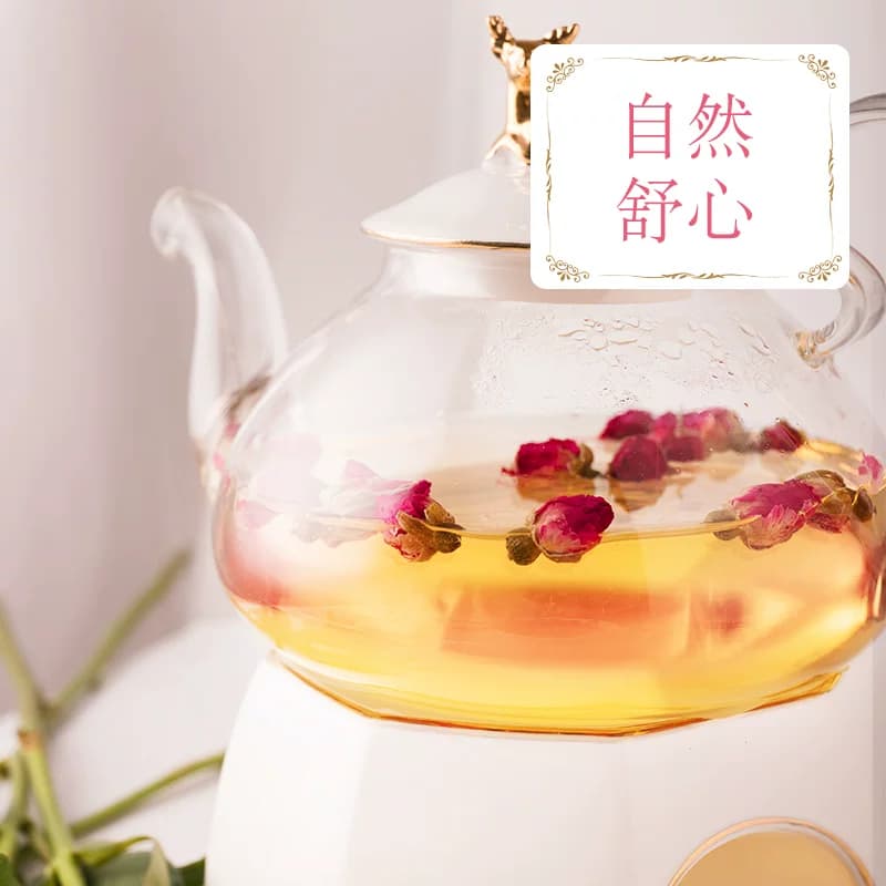 虎标玫瑰花茶75g 玫瑰花草茶玫瑰花茶花茶重瓣红玫瑰花草茶 - 缩略图5