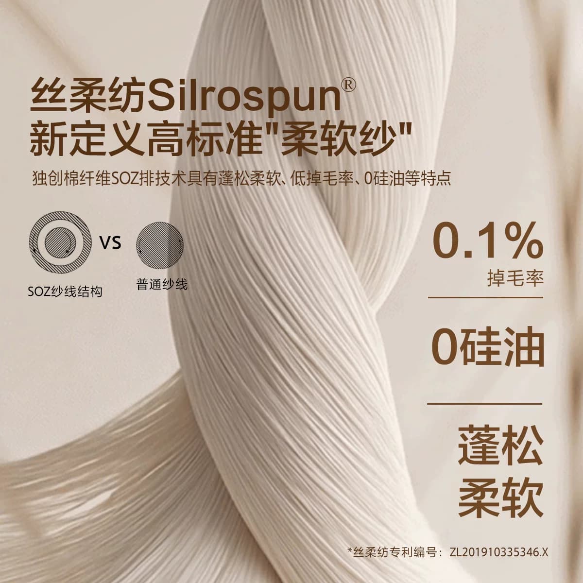 水星家纺纯棉毛巾丝柔纺A类抑菌防螨洗脸巾吸水速干新疆棉浴巾 - 缩略图2