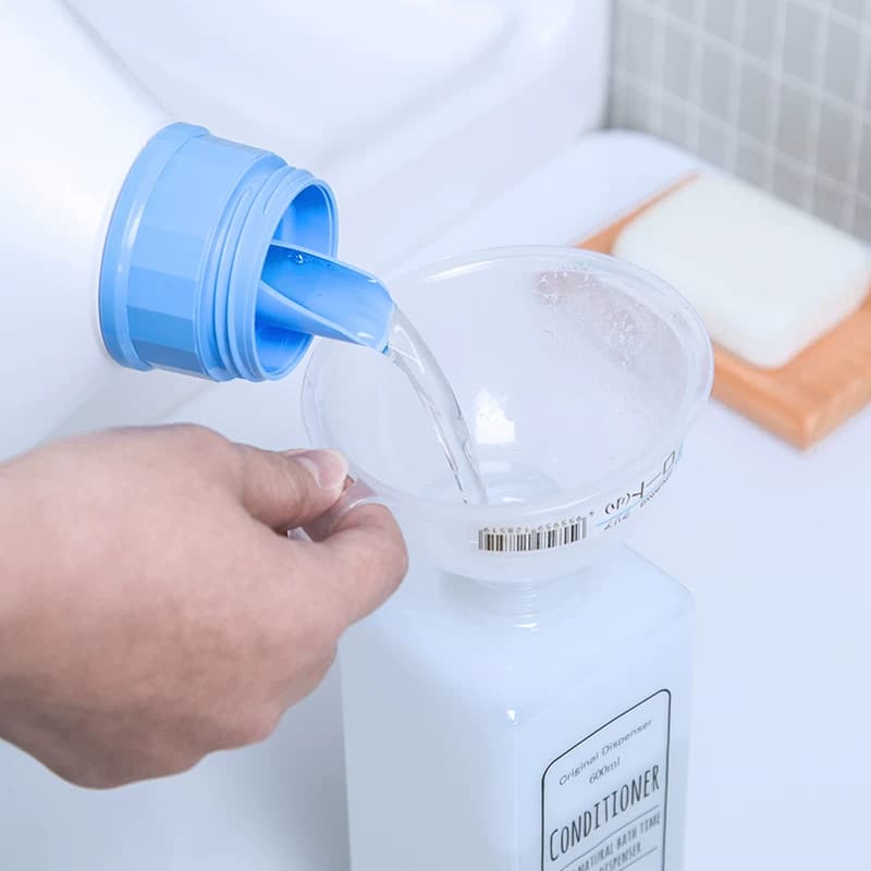 日本进口塑料醋油酒厨房分装液体家用大口径大号小号透明奶粉漏斗 - 缩略图4