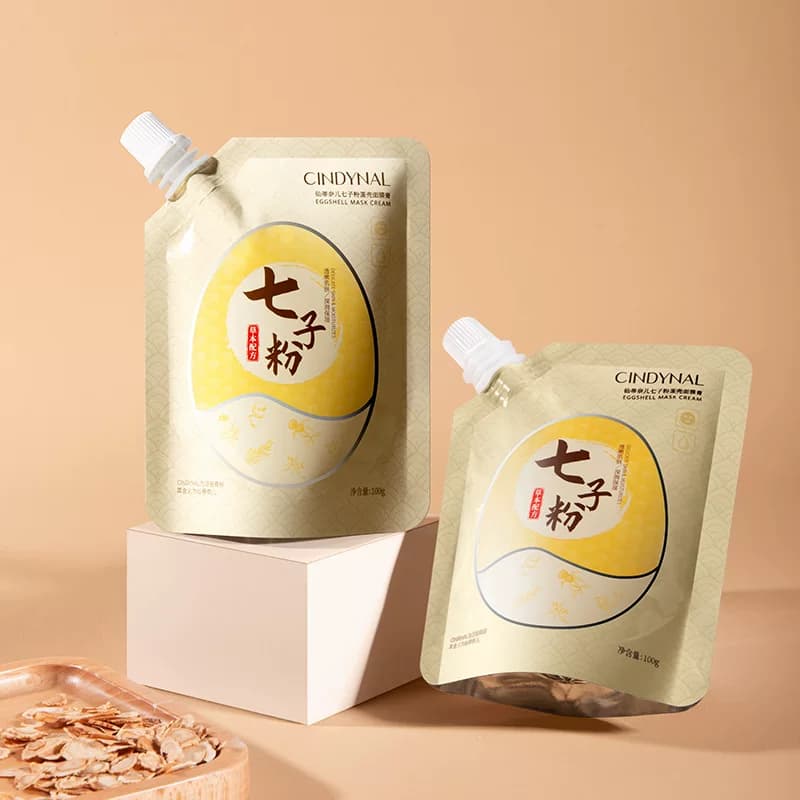 仙蒂奈儿七子粉蛋壳面膜膏收缩毛孔补水保湿提亮肤色涂抹式面膜6 - 缩略图2