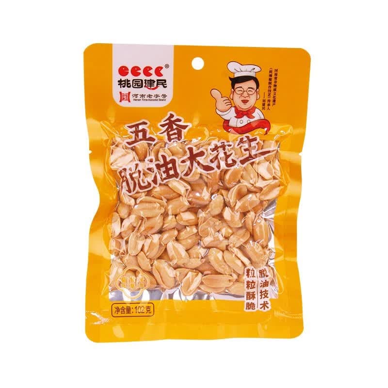 桃园建民 桃园建民大花生五香麻辣袋装花生零食下酒菜熟花生 五香大花生 1袋